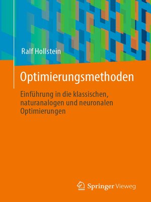cover image of Optimierungsmethoden